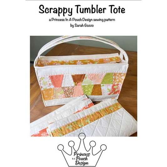 Princess in a Pouch ~ Scrappy Tumbler Tote Pattern