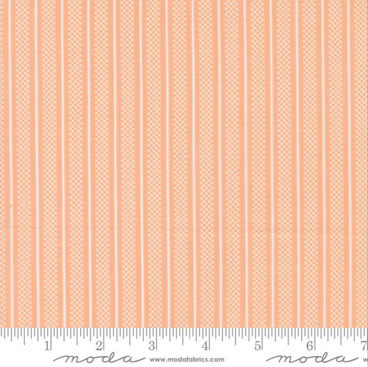 Flower Girl ~ Hatched Stripes ~ Peachy ~ 31735 17