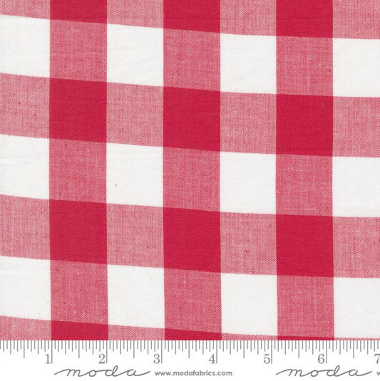 Panache ~ Wovens ~ White Red 12218 15