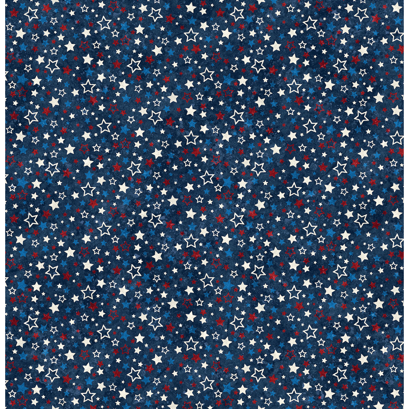 Stars and Stripes 12 ~ Multi Stars ~ 27015 49 Navy Multi