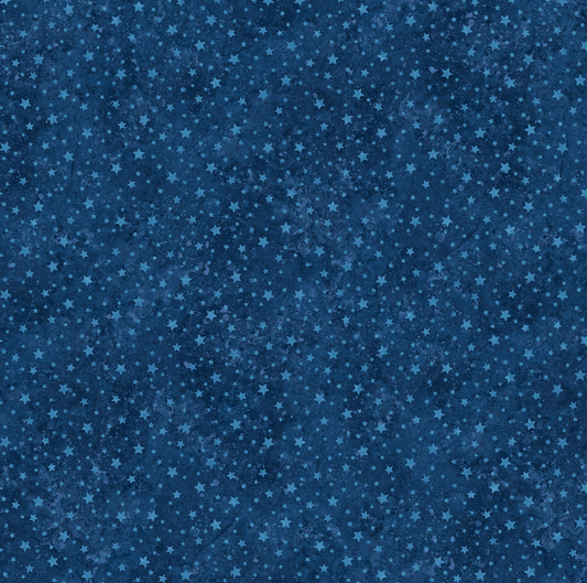 Stars and Stripes 12 ~ Tonal Stars ~ 27017 49 Navy