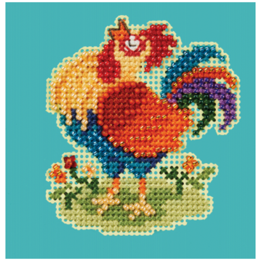 2024 Spring Bouquet | Papa Rooster Cross Stitch Kit