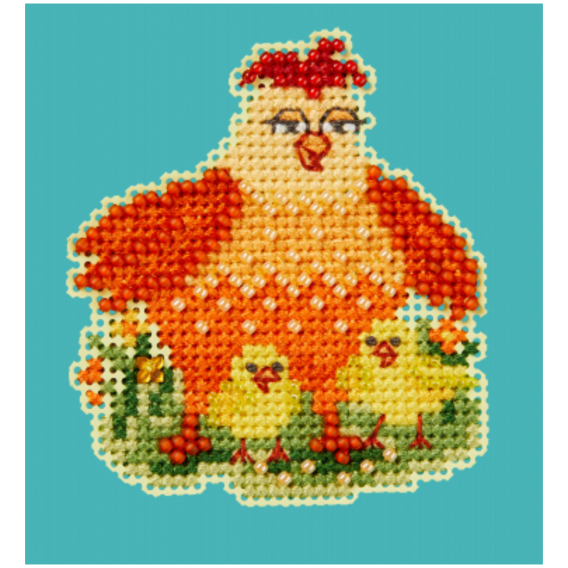 2024 Spring Bouquet | Mama Hen Cross Stitch Kit