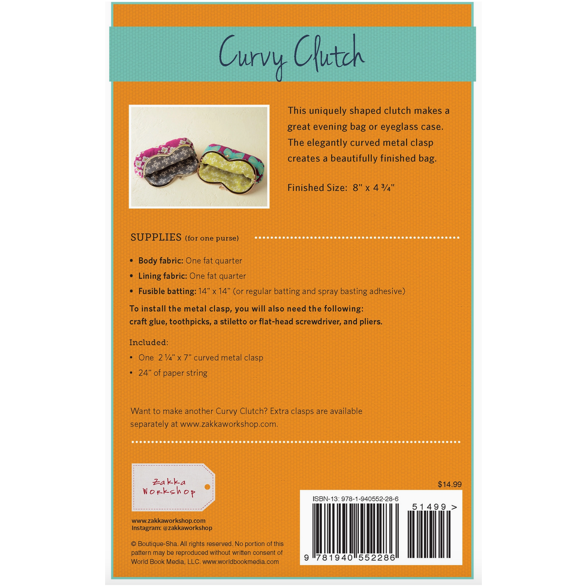 Zakka Workshop | Curvy Clutch