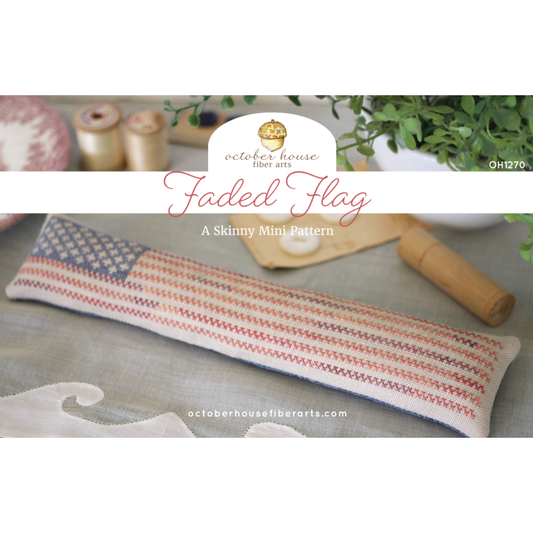 October House Fiber Arts | Faded Flag - A Skinny Mini