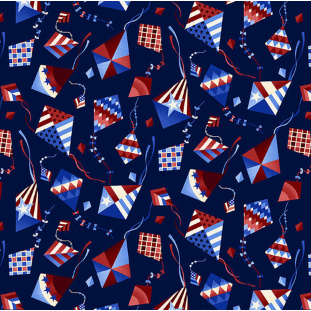 Liberty Hill ~ Kites ~ 3188-77 Navy