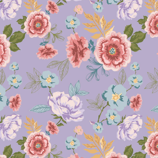 Nature Sings ~ Rose Garden ~ NS24120 Lavender