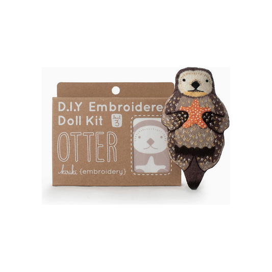 Kiriki Press ~ Otter Embroidery Kit