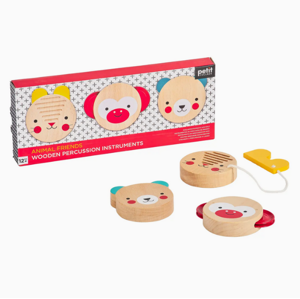 Wooden Music Percussion Set Animal Friends