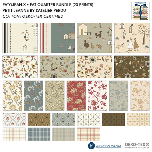 Petite Jean ~ Fat Quarter Bundle FATQJEAN-X