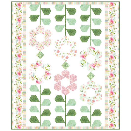 QuiltFOX Designs ~ Hanging Gardens Quilt Pattern and/or Kit