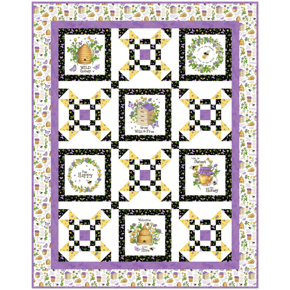 Bound to be Quilting ~ Patches Across Quilt Pattern