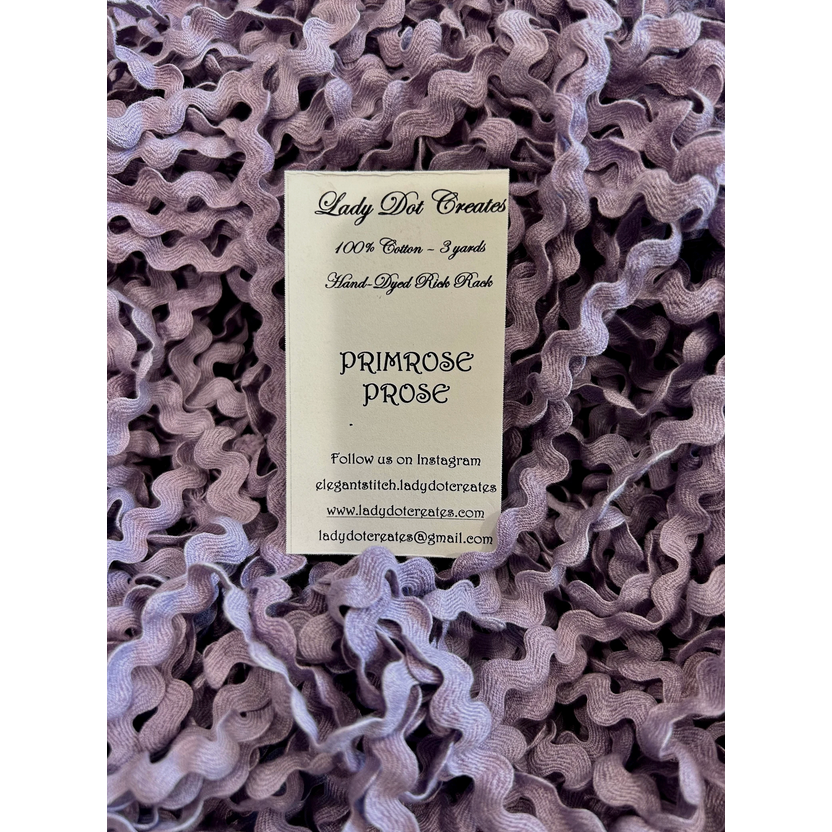 Lady Dot Creates ~ ½" Rick Rack Trim - Primrose Prose