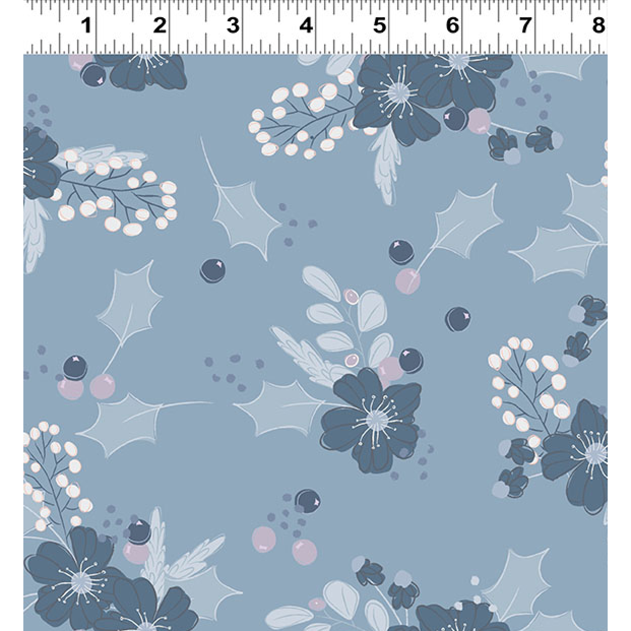 Winer Grdens ~ Main Floral ~ Y4126-88 Denim