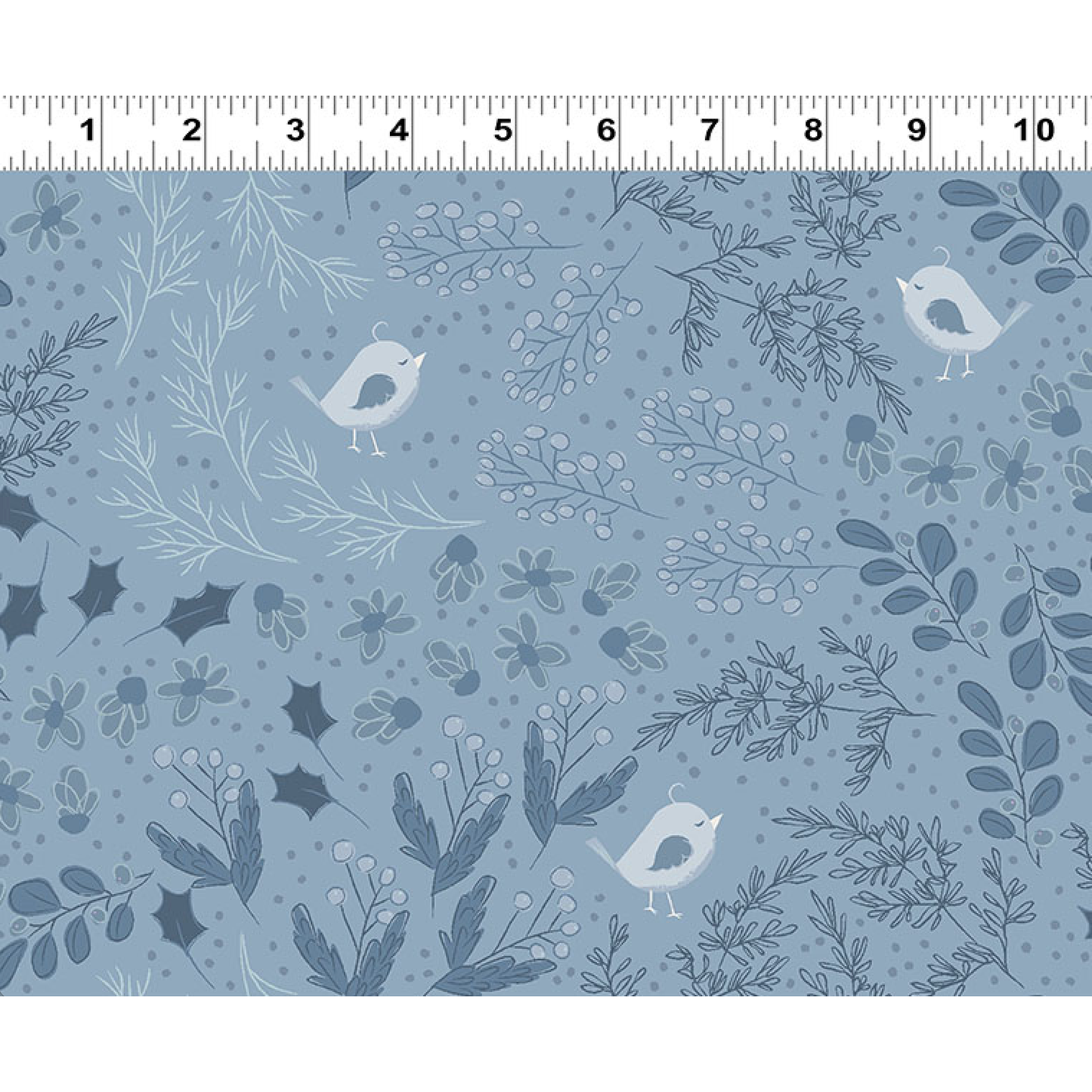 Winer Grdens ~ Birds ~ Y4127-88 Denim