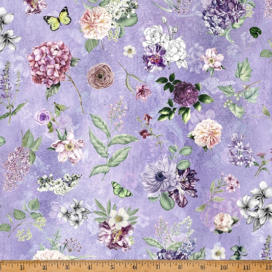 Botanical Charm ~ W5372-70 Lavender