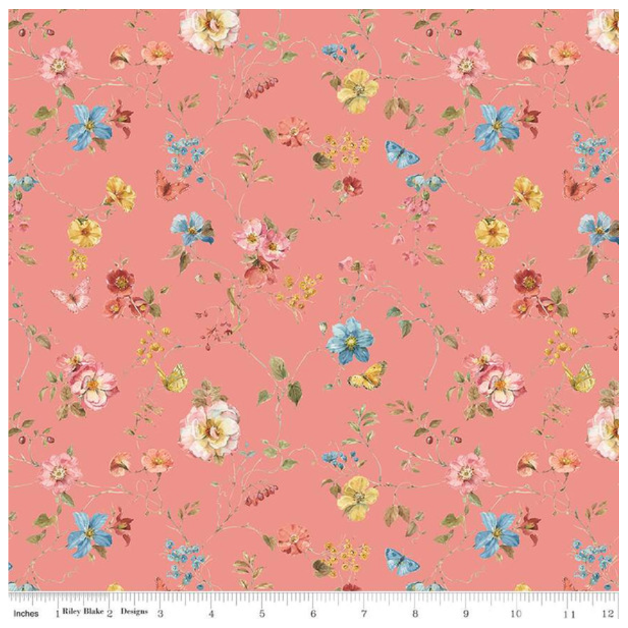 Countryside ~ Floral C14533 Coral