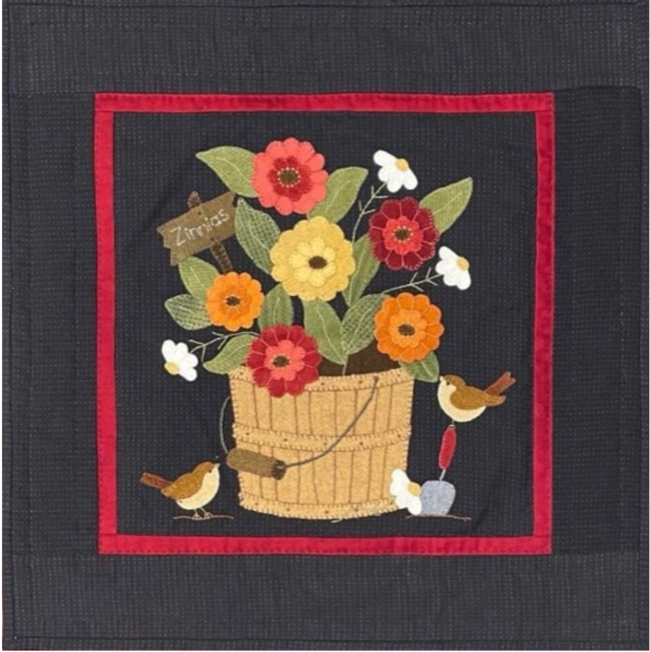 Red Button Quilt Company ~ Bushels of Blooms Quilt Pattern