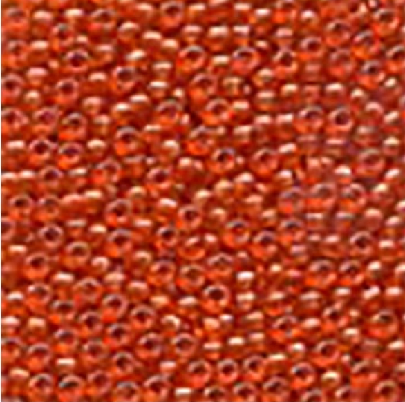 02037 Sheer Cinamon Seed Beads