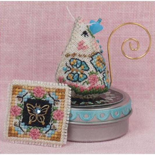 Just Nan ~ Madame Butterly Mouse on a Tin Limited Edition Series V