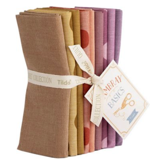 Tilda ~ Creating Memories ~ Fat Quarter Bundle ~ Seasonal Chambray Basics ~ Autumn Hues TIL300220