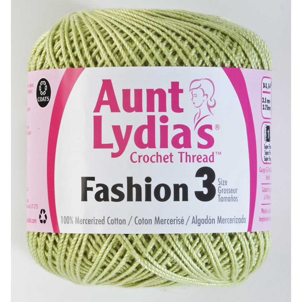 Aunt Lydia Fashion Crochet Thread Size 3 | Lime
