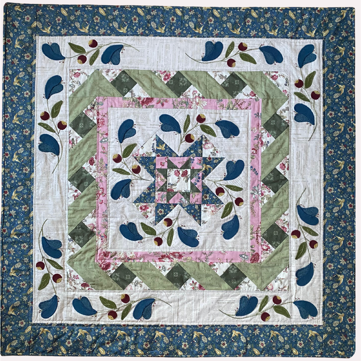 Tulip Cottage Quilts | Spring Lullaby Quilt Pattern