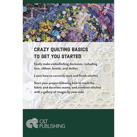 Crazy Quilting for Beginners Handy Pocket Guide