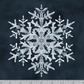 Bentley's Snowflakes ~ Snowflake Panel ~ R650952D  Navy