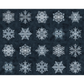 Bentley's Snowflakes ~ Snowflake Panel ~ R650952D  Navy