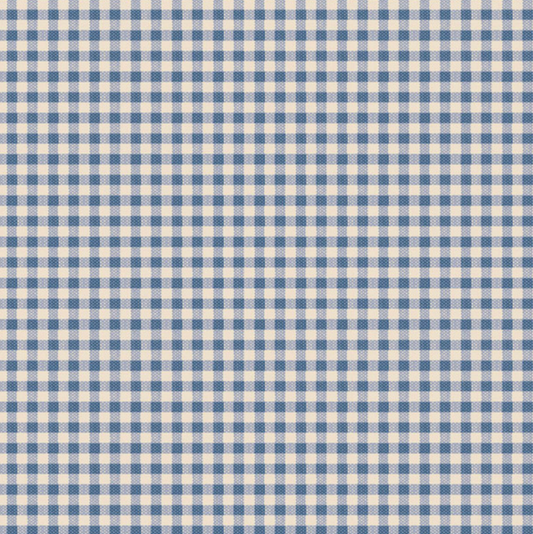 Tilda Creating Memories ~ TIL160073 ~ Gingham ~ Blue