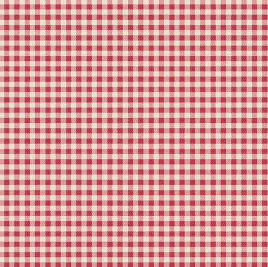 Tilda Creating Memories ~ TIL160087 ~ Gingham ~ Red