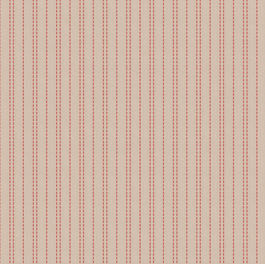 Tilda Creating Memories ~ TIL160083 ~ Seamstripe ~ Red