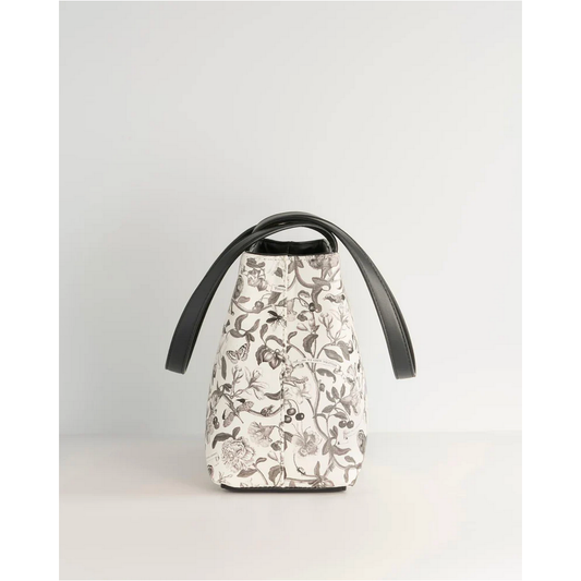 Fable England | Tree Of Life Monochrome Small Tote - Black/White