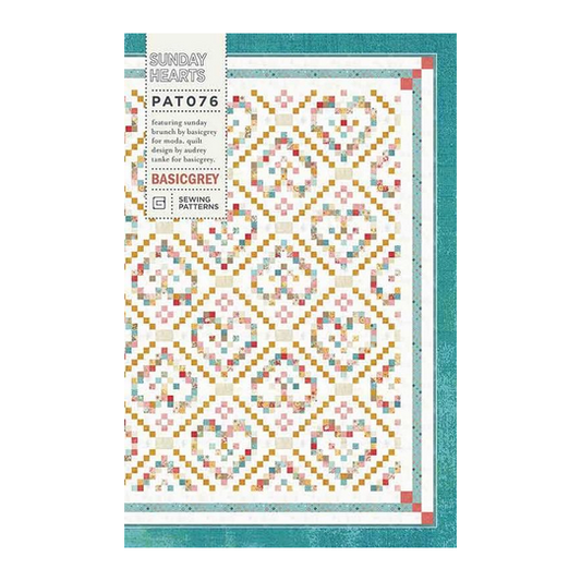 Sunday Brunch | Sunday Hearts Quilt Pattern G BG PAT076