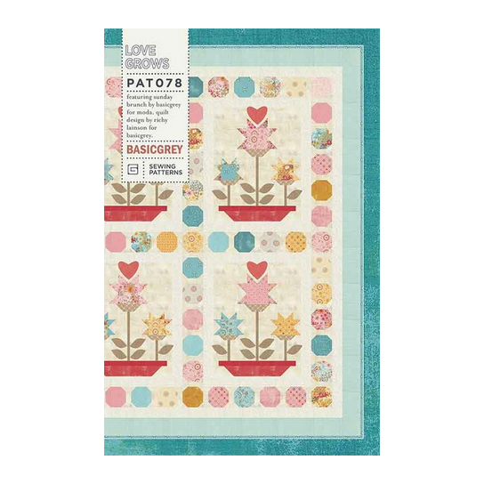 Sunday Brunch | Love Grows Full Applique Quilt Kit with Pattern