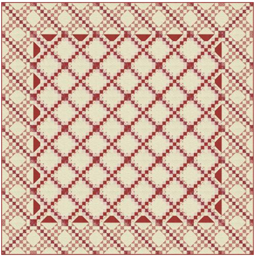 Caree Rouge Quilt Pattern FG R004