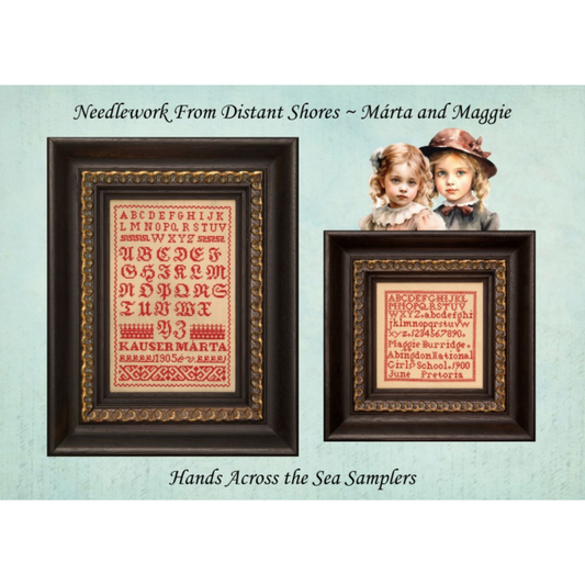 Hands Across The Sea Samplers | Needlework From Distant Shores – Márta Kauser and Maggie Burridge Sampler Pattern Booklet