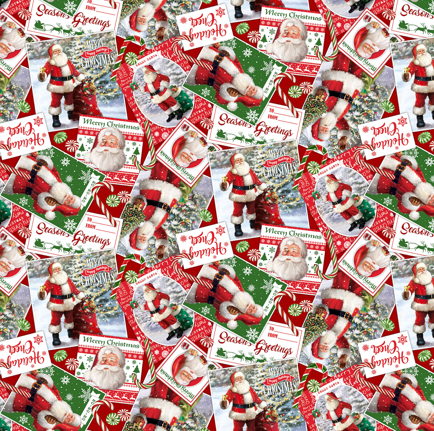 Letter's to Santa ~ Postcards ~ DP27127-24 Red Multi