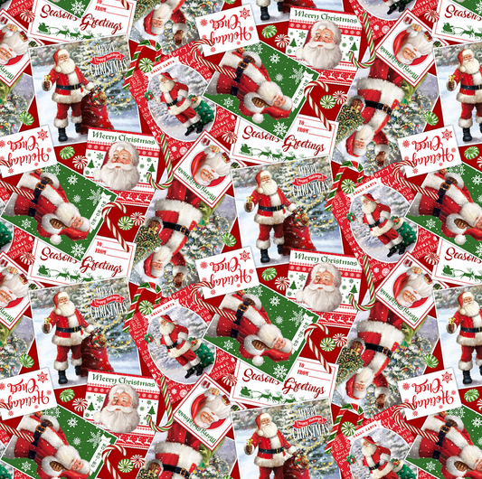 Letter's to Santa ~ Postcards ~ DP27127-24 Red Multi