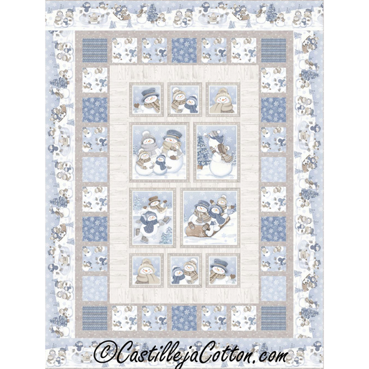 Bound to be Quilting ~ Snow Folk Fun Quilt Pattern