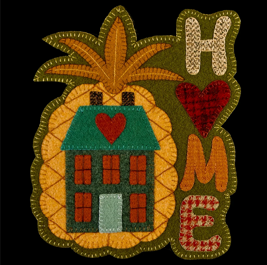 Jerome Thomas ~ Heart & Home Wool Applique Pattern