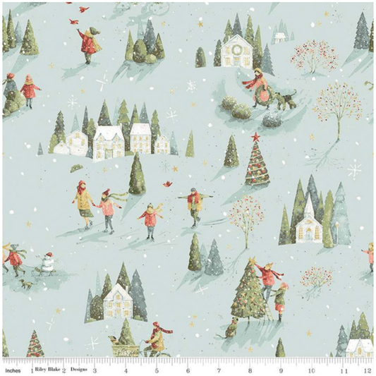 Magical Winterland ~ Winter Scene ~ C14942-BLUE