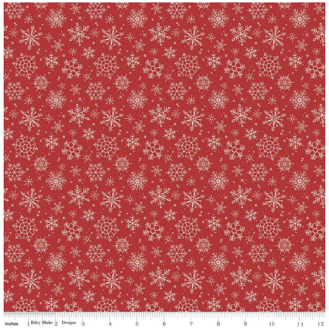 Magical Winterland ~ Snowflake ~ C14944-BARNRED