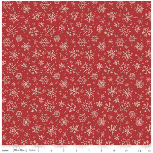 Magical Winterland ~ Snowflake ~ C14944-BARNRED