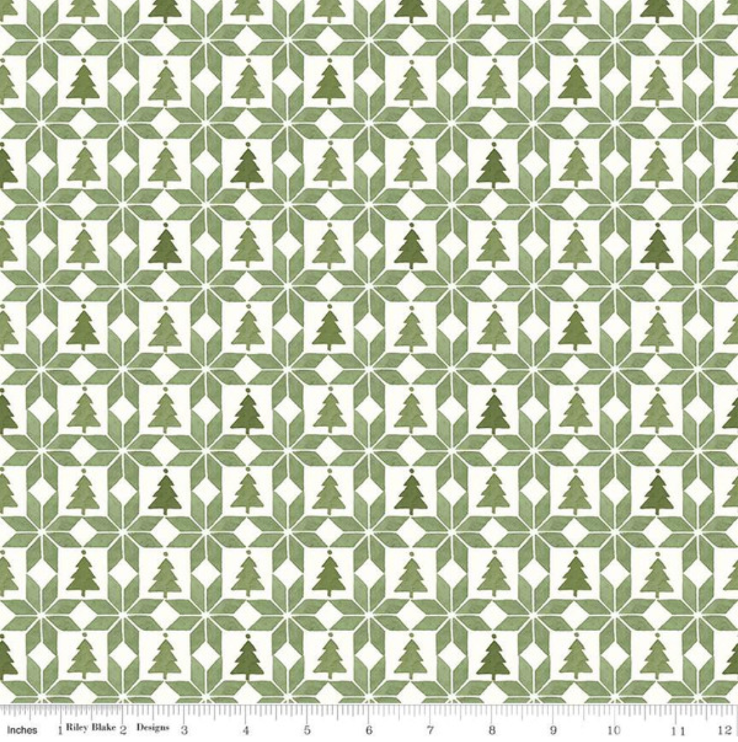 Magical Winterland ~ Patchwork ~ C14946-GREEN