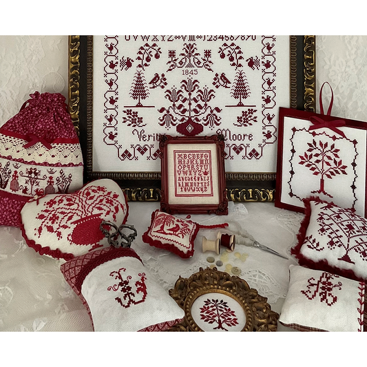 The Sampler Company | Stitches In Red Booklet