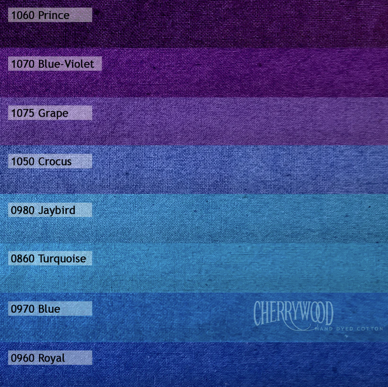 Cherrywood Hand Dyed Fabrics | Galaxy Fat Quarter Bundle