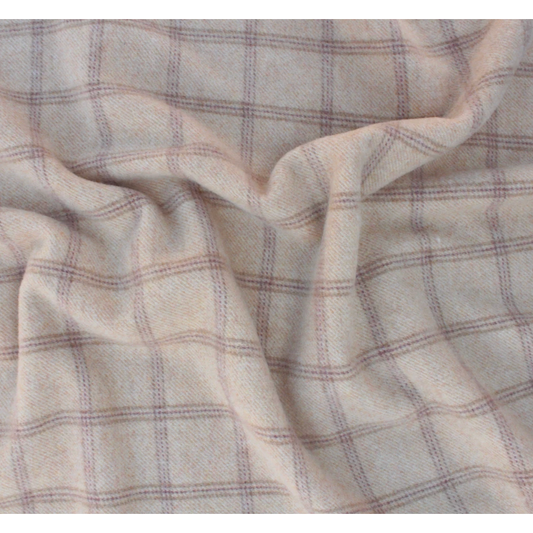 Rebecca Erb | Buttermilk Plaid Wool Fabric