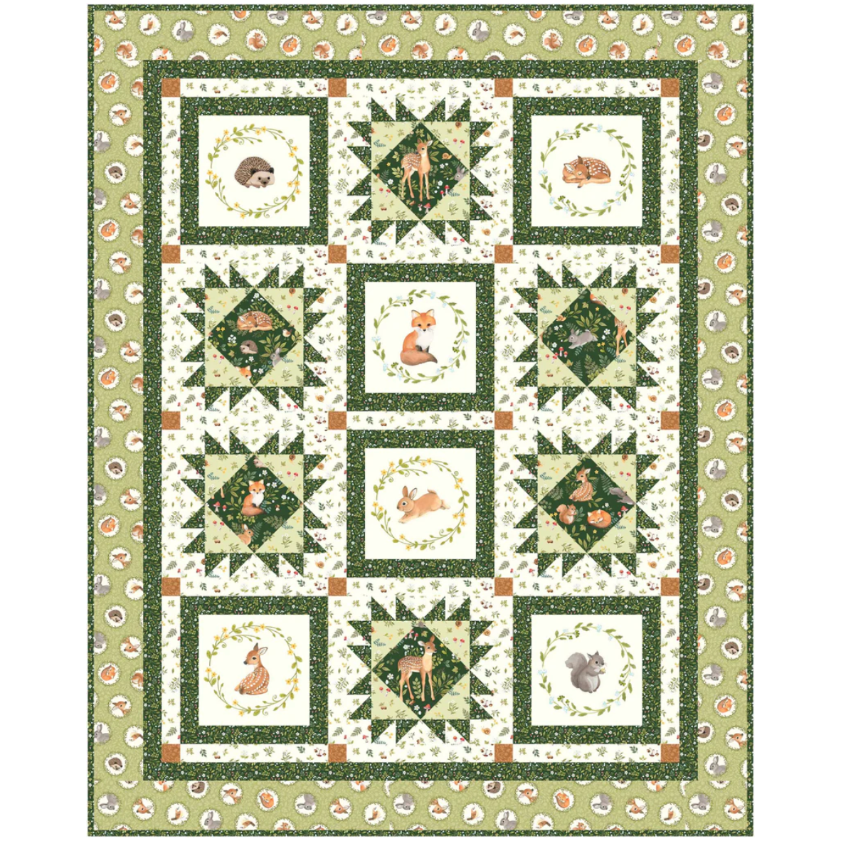 Bound to be Quilting ~ Forest Fun Quilt Pattern and Kit